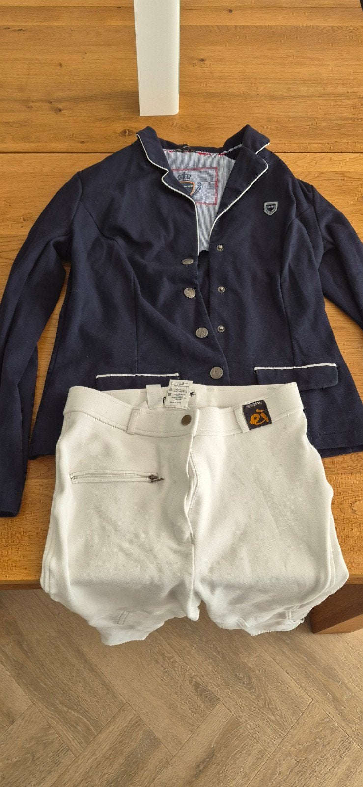 epplejack en fouganza jasje, Dieren en Toebehoren, Paardrijkleding, Ophalen of Verzenden, Dressuur