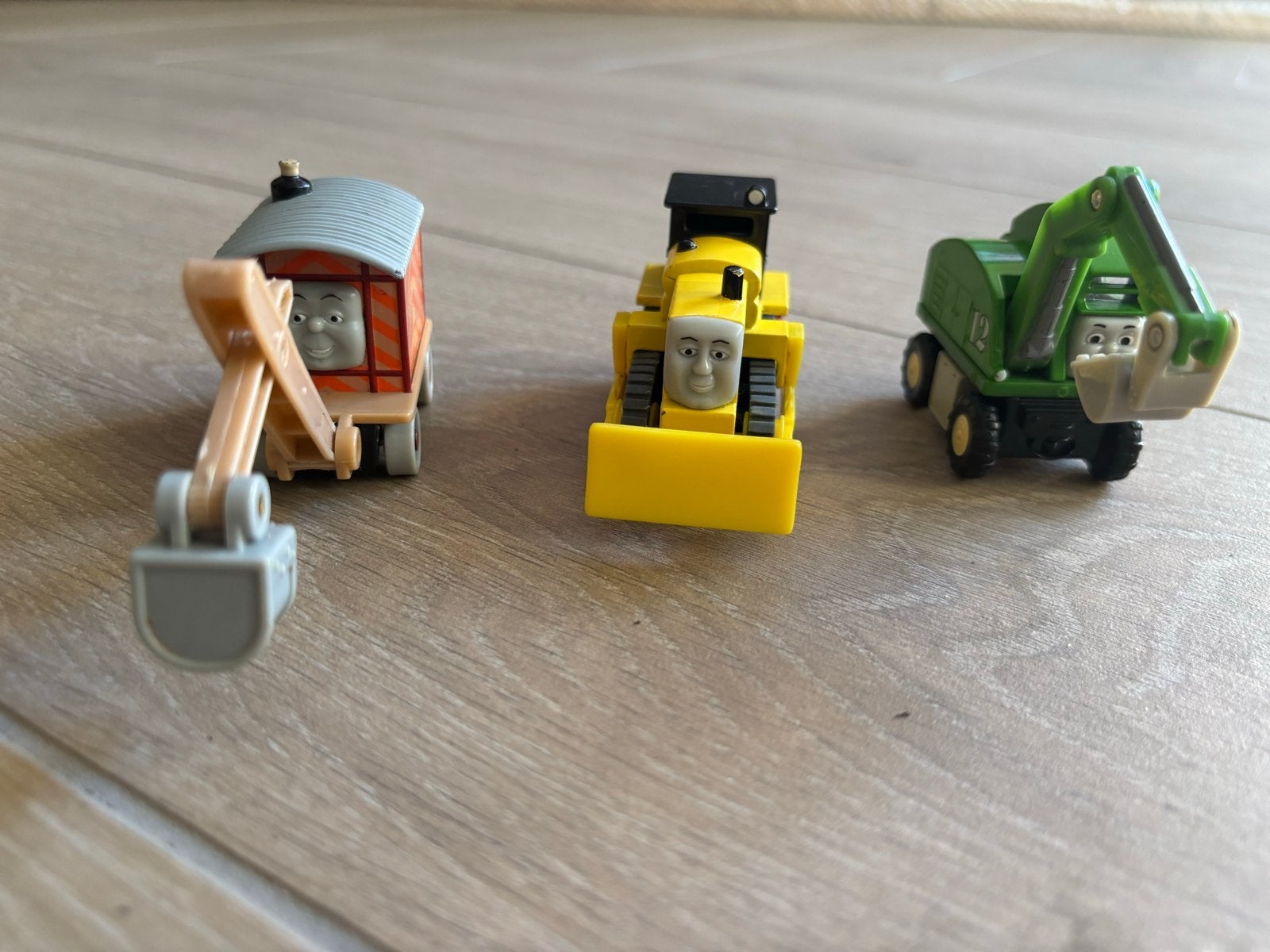 Thomas de Trein Bouwvoertuigen Set (4 stuks), Ophalen, Gebruikt