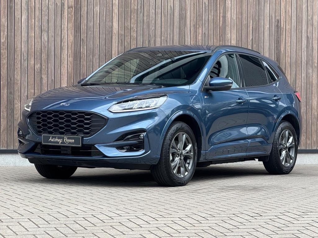 Ford Kuga 2.5 PHEV ST-Line / Winterpack / Keyless / 18' /, Gebruikt, Zwart, 4 cilinders, Blauw