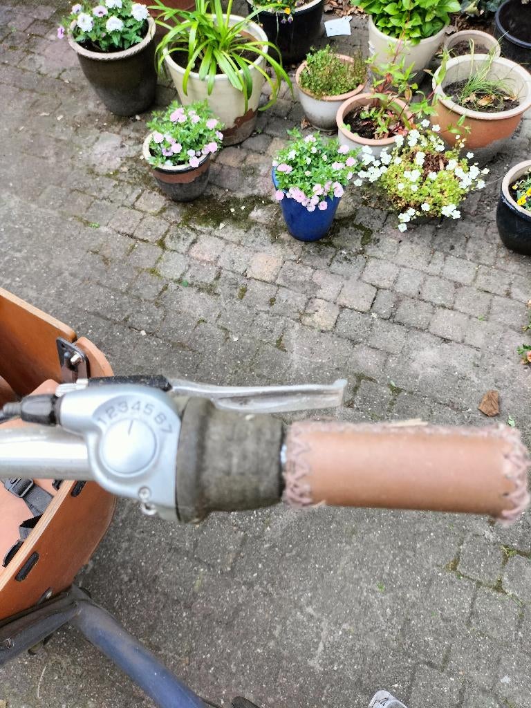 Babboe city bakfiets, 4 kinderen of meer, Gebruikt, Trommelrem, Ophalen