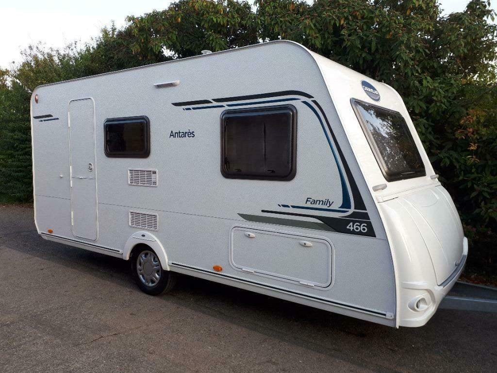 Caravelair Antares 466 Family - opklapbaar stapelbed - vtent, Caravans en Kamperen, Caravans, Treinzit, 750 - 1000 kg, Particulier