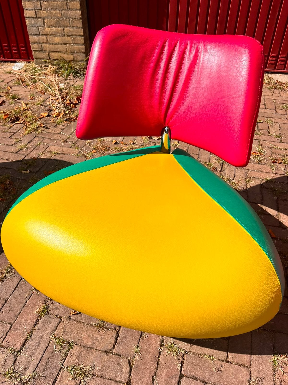 Leolux Pallone stoel - Origineel en kleurrijk, Ophalen, Gebruikt, Overige kleuren, Leer