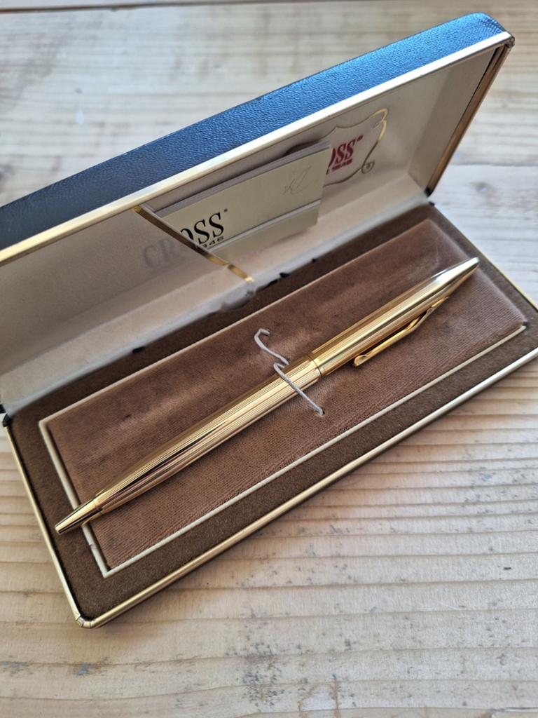 Cross Pen - Gouden Balpen in Originele Doos, Ophalen, Balpen, Cross, Met doosje