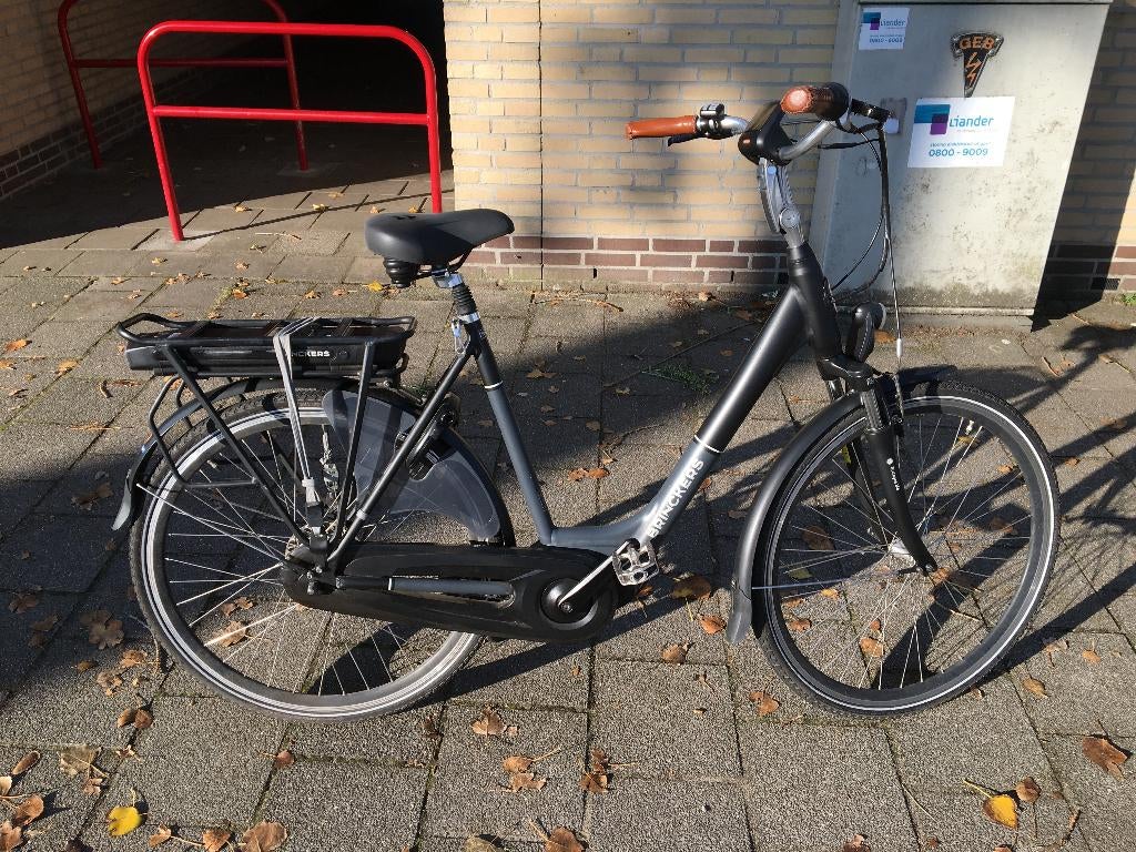 Brinckers Bretagne M8 57 cm Zwart/Grijs - TE KOOP, Ophalen, Gebruikt, Brinckers, 50 km per accu of meer