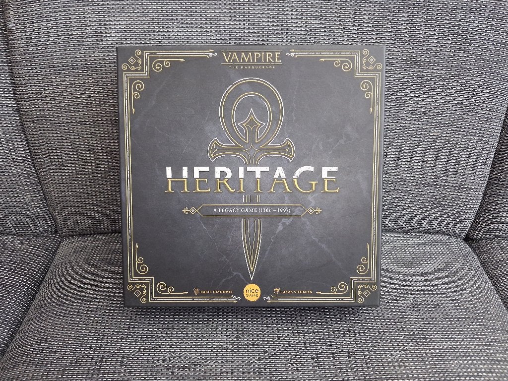 Vampire: The Masquerade – Heritage (En) te koop, Een of twee spelers, Ophalen of Verzenden, Zo goed als nieuw, Nice Game Publishing