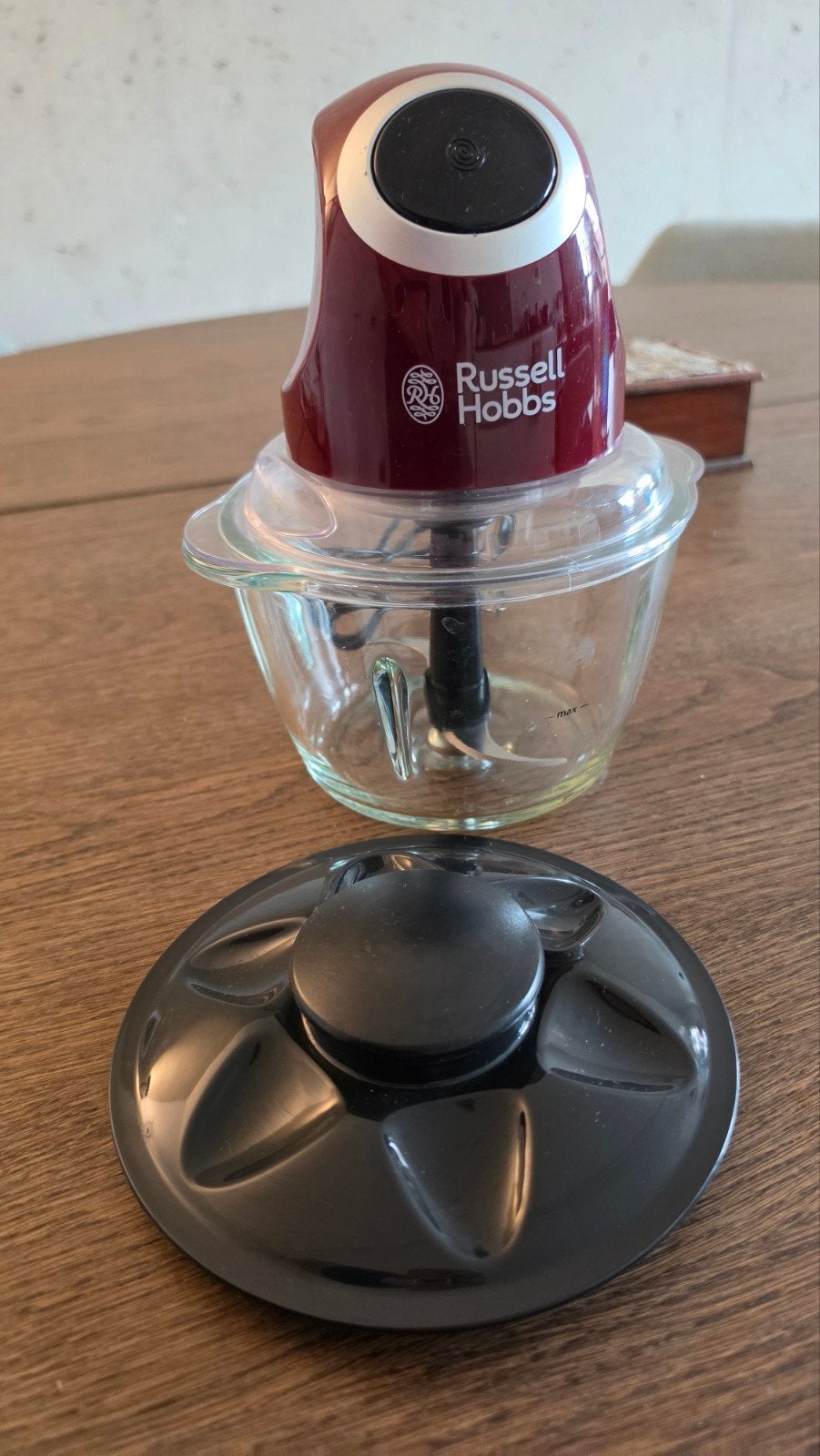 Russell Hobbs hakmolen - Compact en efficiënt, Ophalen of Verzenden, Zo goed als nieuw, Vaatwasserbestendig, Minder dan 1 liter