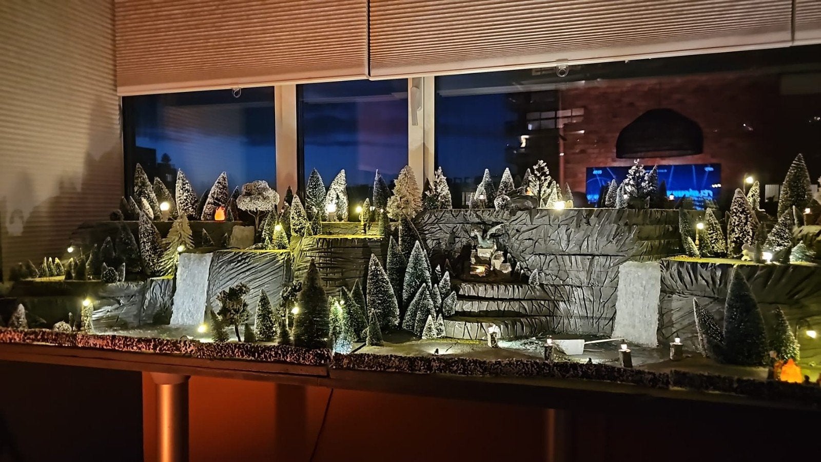 Uniek Efteling Kerstdorp te koop, Ophalen, Gebruikt, Overige typen, Meerkleurig