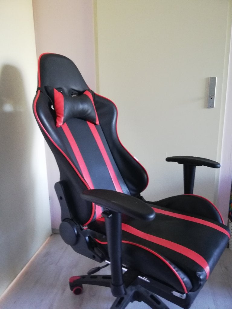 Super relaxte game stoel, Huis en Inrichting, Ophalen, Gebruikt, Zwart, Eén