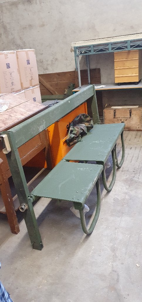Legerbankje / Truckseat Origineel, Ophalen, Landmacht, Nederland, Overige typen