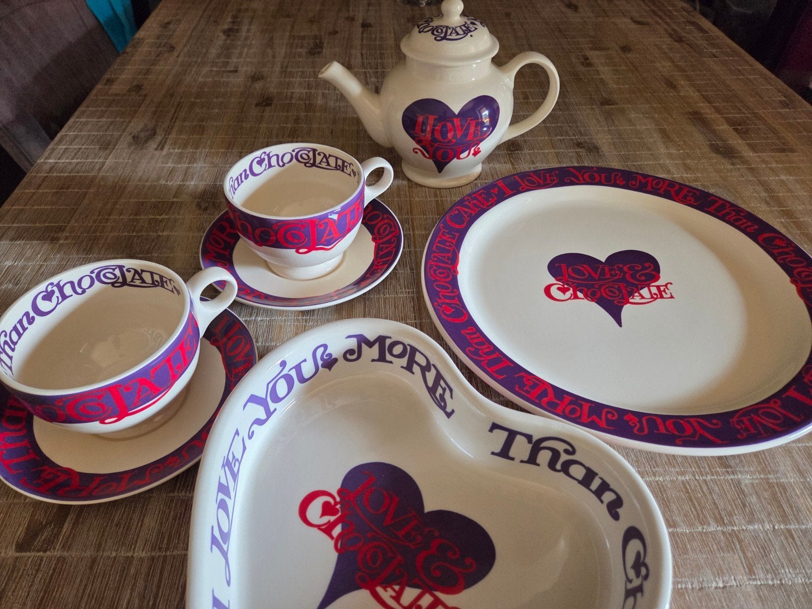 Bridgewater Loves & Chocolate, Huis en Inrichting, Ophalen, Keramiek, Vintage, Nieuw