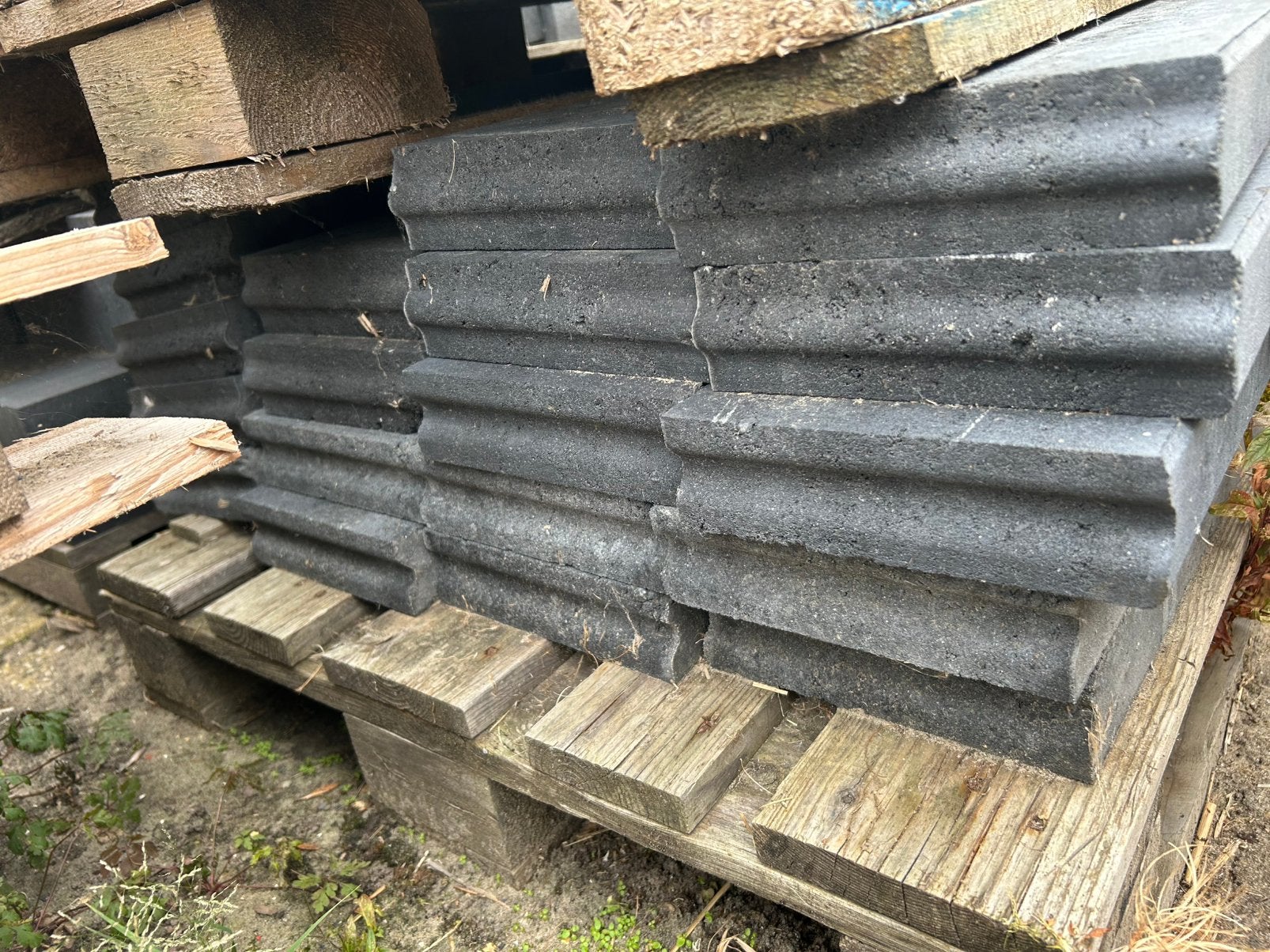 Opsluitband 6x20x100cm vb Antraciet/verkleuringen aanwezig, Ophalen, Overige typen, Zo goed als nieuw, Minder dan 5 m²