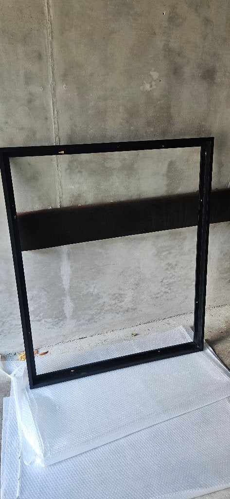 Baklijst 3D mat zwart, Ophalen, Gebruikt, Schilderijlijst, 120 cm