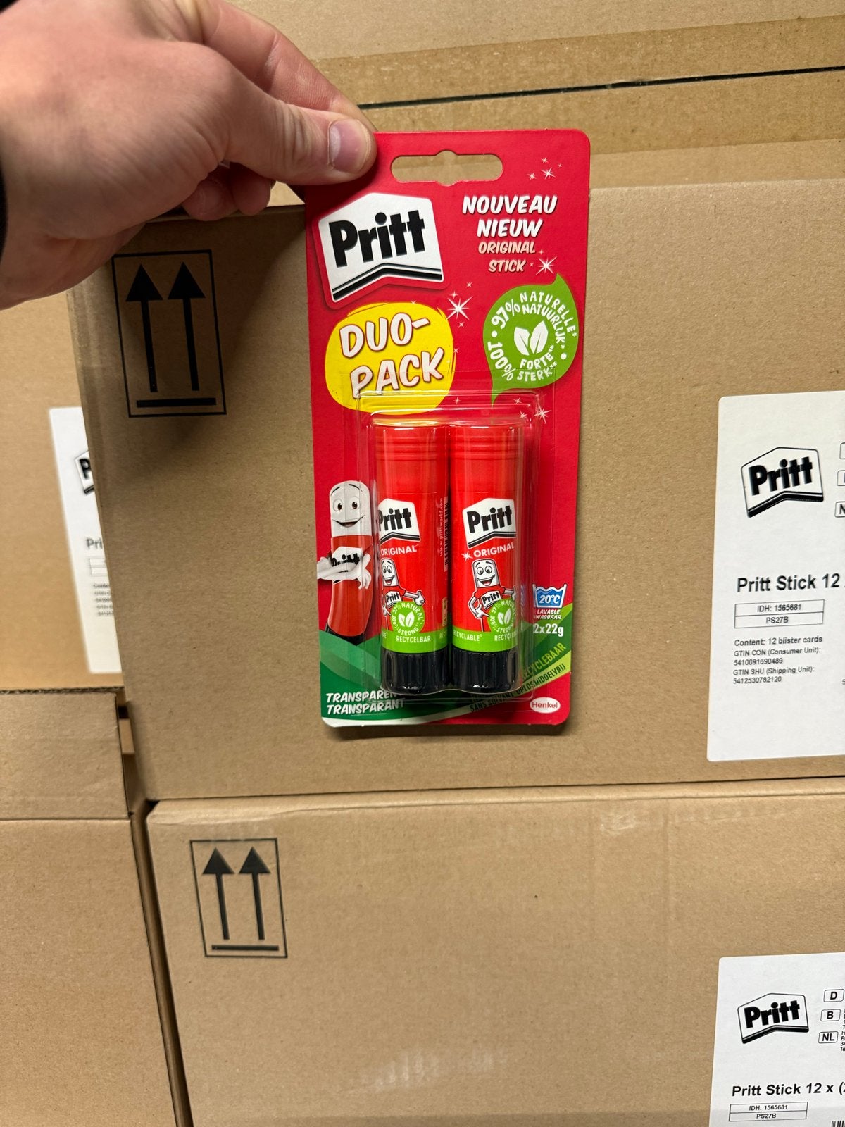 Partij Pritt stiften en Pritt lijm, Ophalen, Nieuw
