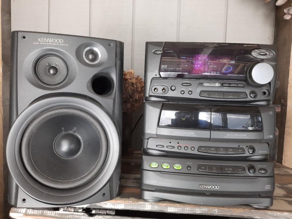 Vintage Kenwood RXD-700 Hifi Systeem met Speakers, Overige merken, Gebruikt, Ophalen of Verzenden, Tuner of Radio