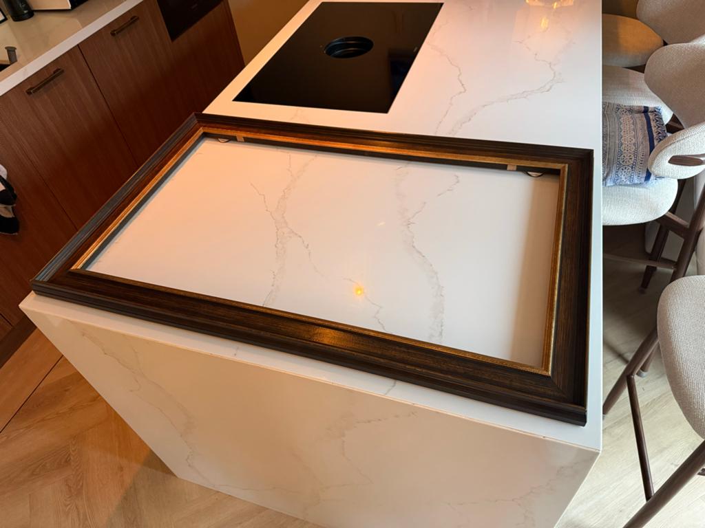 Klassieke lijst voor 43" Samsung The Frame TV (2021-2025), Ophalen, Gebruikt, 50 tot 75 cm, 100 tot 125 cm