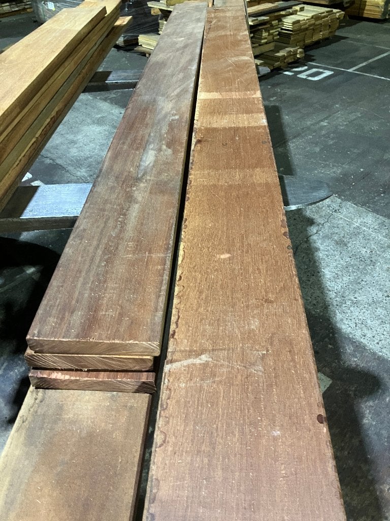 planken-vlonderplanken-Hardhout/Massaranduba-28x178/188 mm, Ophalen, Nieuw, Hout