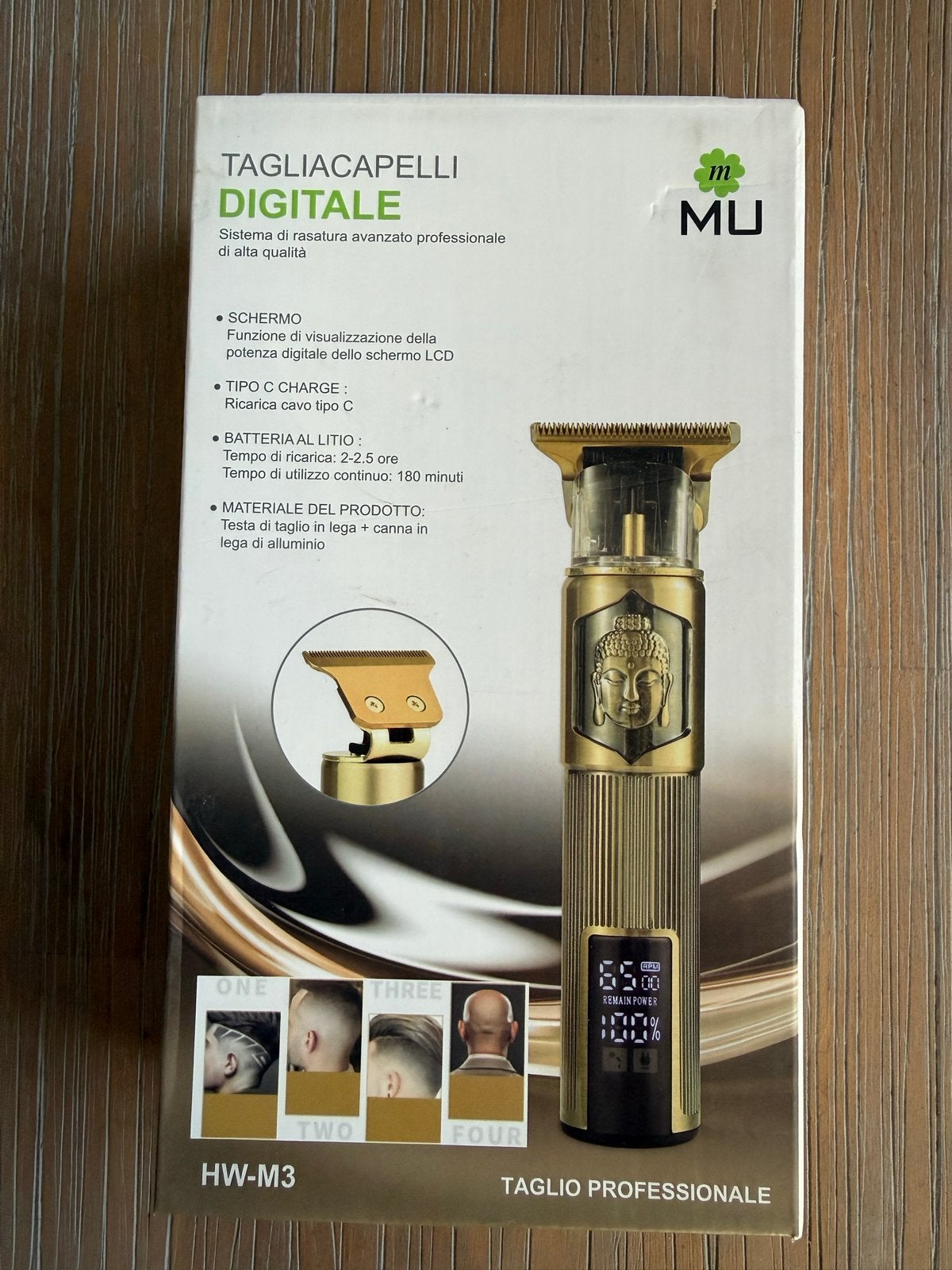 Digitale Tondeuse - Professionele Haar Trimmer, Ophalen of Verzenden, Nieuw, Scheren en Epileren