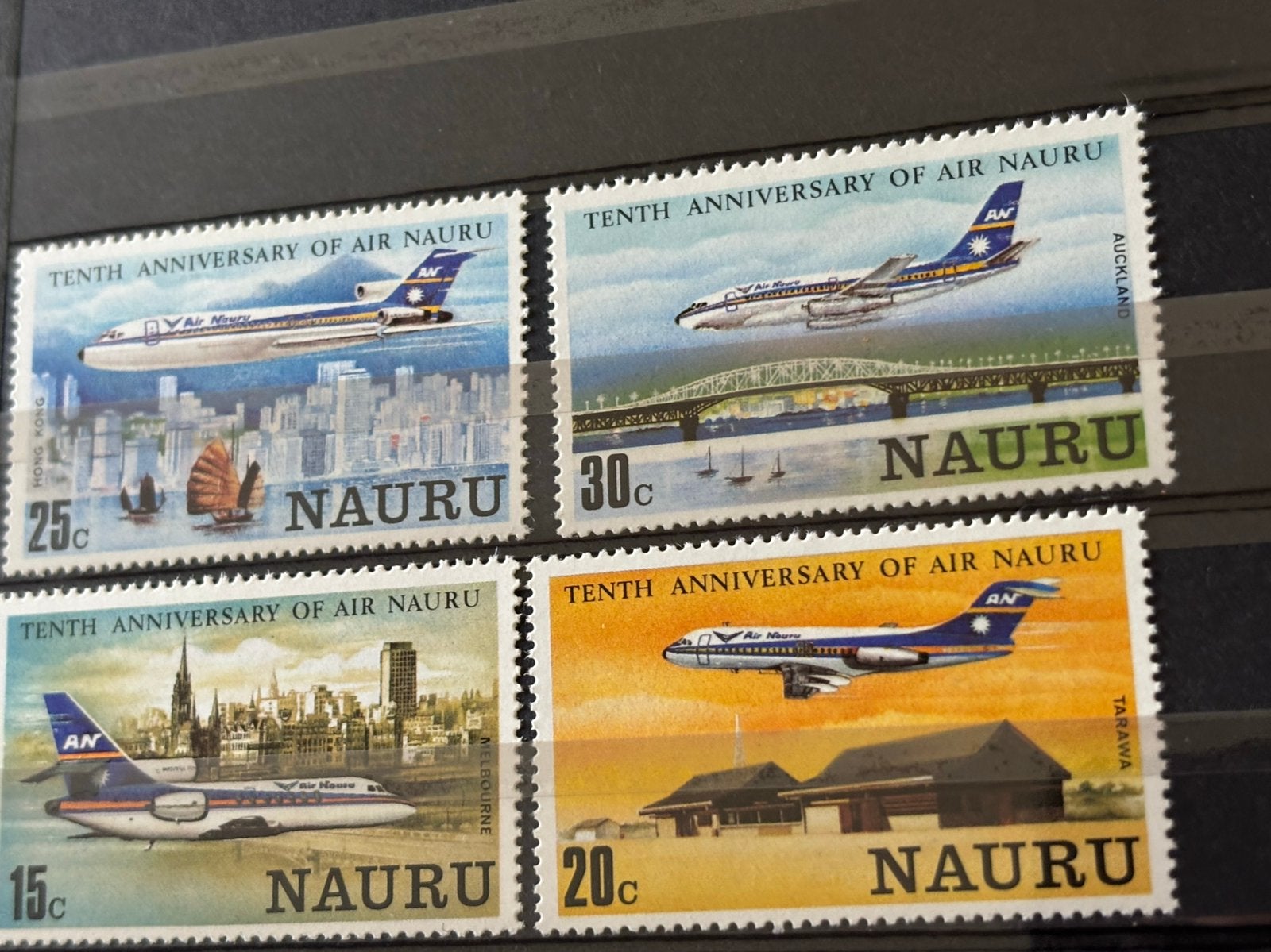 vliegtuig,Nauru 1980, Ophalen of Verzenden, Postfris, Vliegtuigen