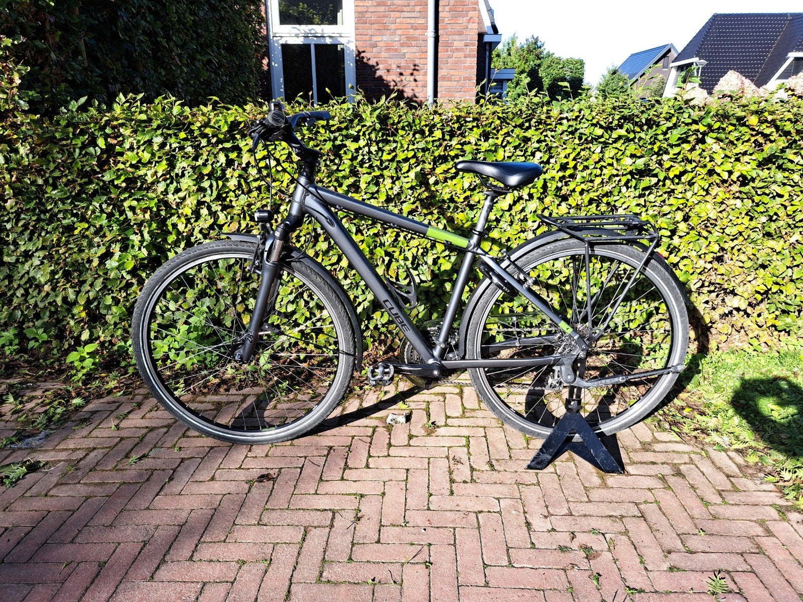 Cube Touring Herenfiets | 28inch | framemaat XS, Gebruikt, Velgrem, Versnellingen, Ophalen