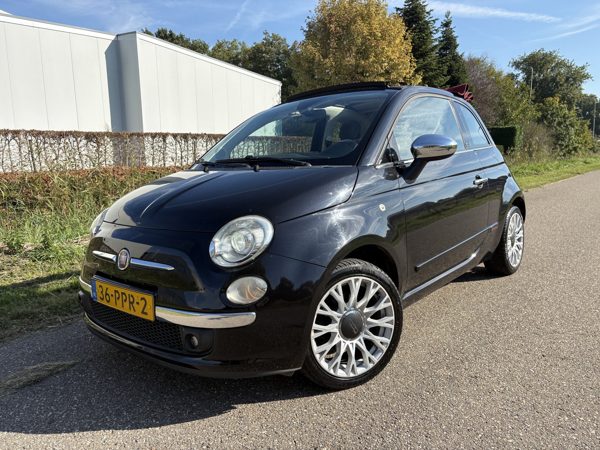 Fiat 500C 0.9 TwinAir Rock / LEER / AIRCO ECC / 123dkm! NAP!, Auto's, Euro 5, 86 pk, Gebruikt, Cabriolet