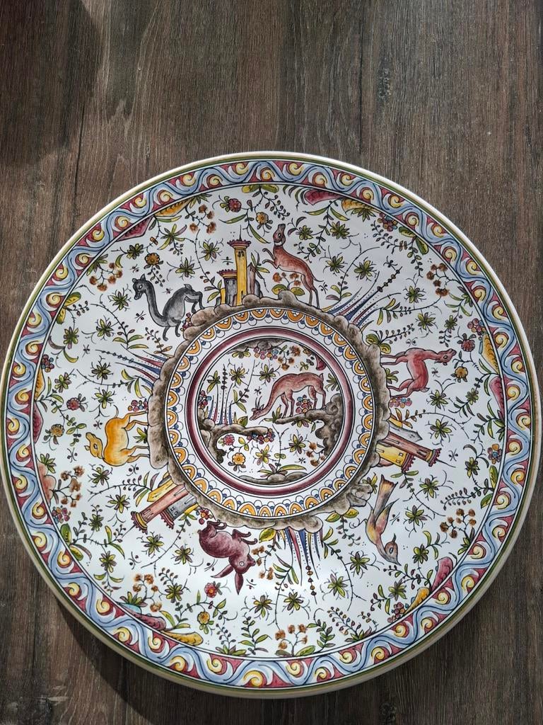 Decoratief wandbord 43cm - Jan Gelder collectie - Portugal, Ophalen of Verzenden