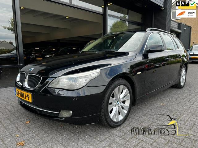 BMW 5-serie Touring BMW 5-serie Business Line / APK 1-2027/, Achterwielaandrijving, Zwart, 4 cilinders, 1535 kg