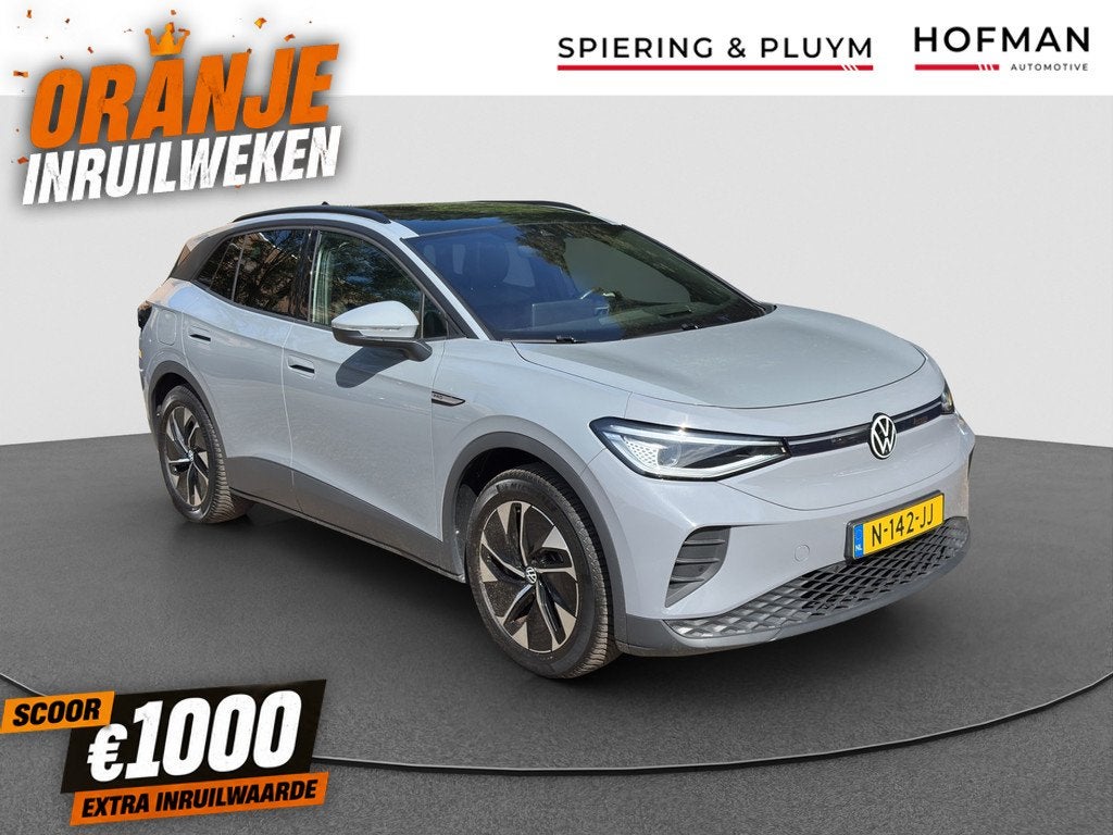 Volkswagen ID.4 Pro 77 kWh | Pano | Elek stroel | 360* | Ass, Auto's, Volkswagen, Automaat, Achterwielaandrijving, Gebruikt, Zwart