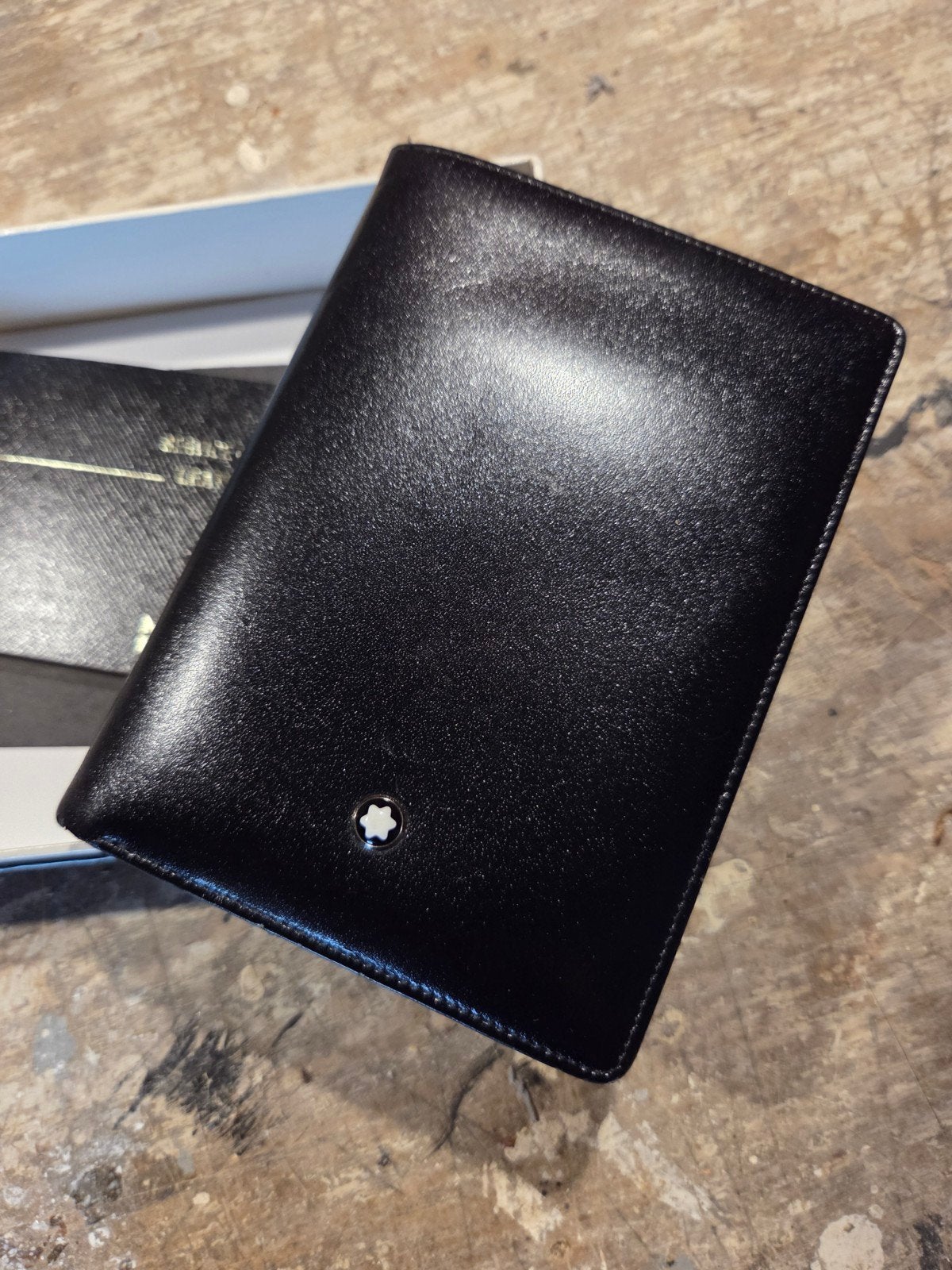 Montblanc Meisterstück Leren Portemonnee Zwart, Overige merken, Zwart, Nieuw, Ophalen of Verzenden