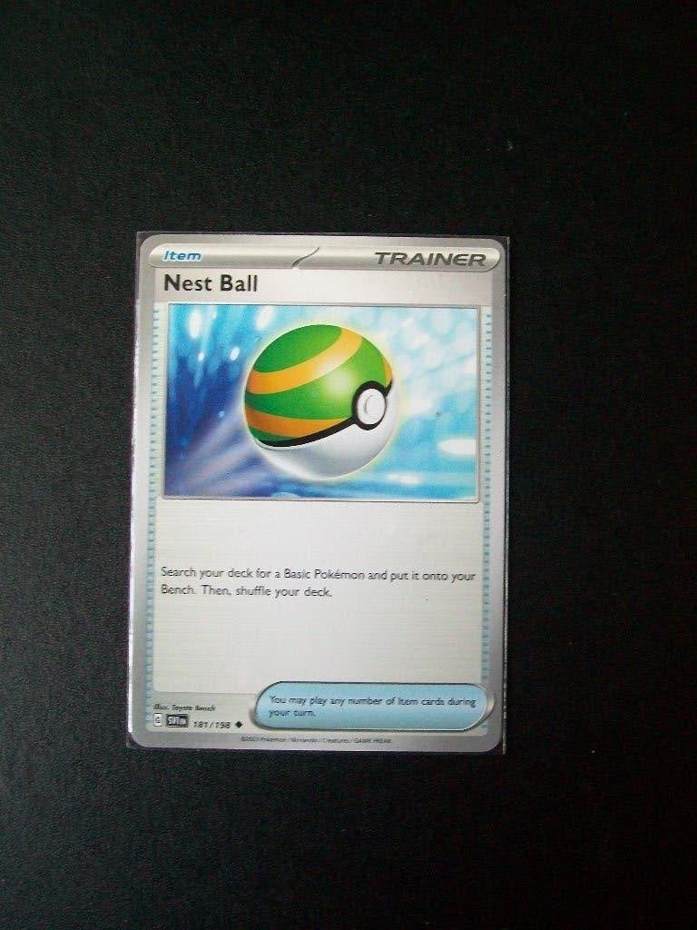 2825: Nieuwe Pokemon Kaart NEST BALL (181/198), Verzenden, Nieuw, Losse kaart