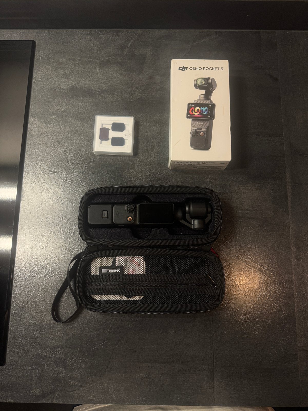 DJI Osmo Pocket 3 met ND filters en beschermhoes, Overige merken, Full HD, Overige soorten, Zo goed als nieuw