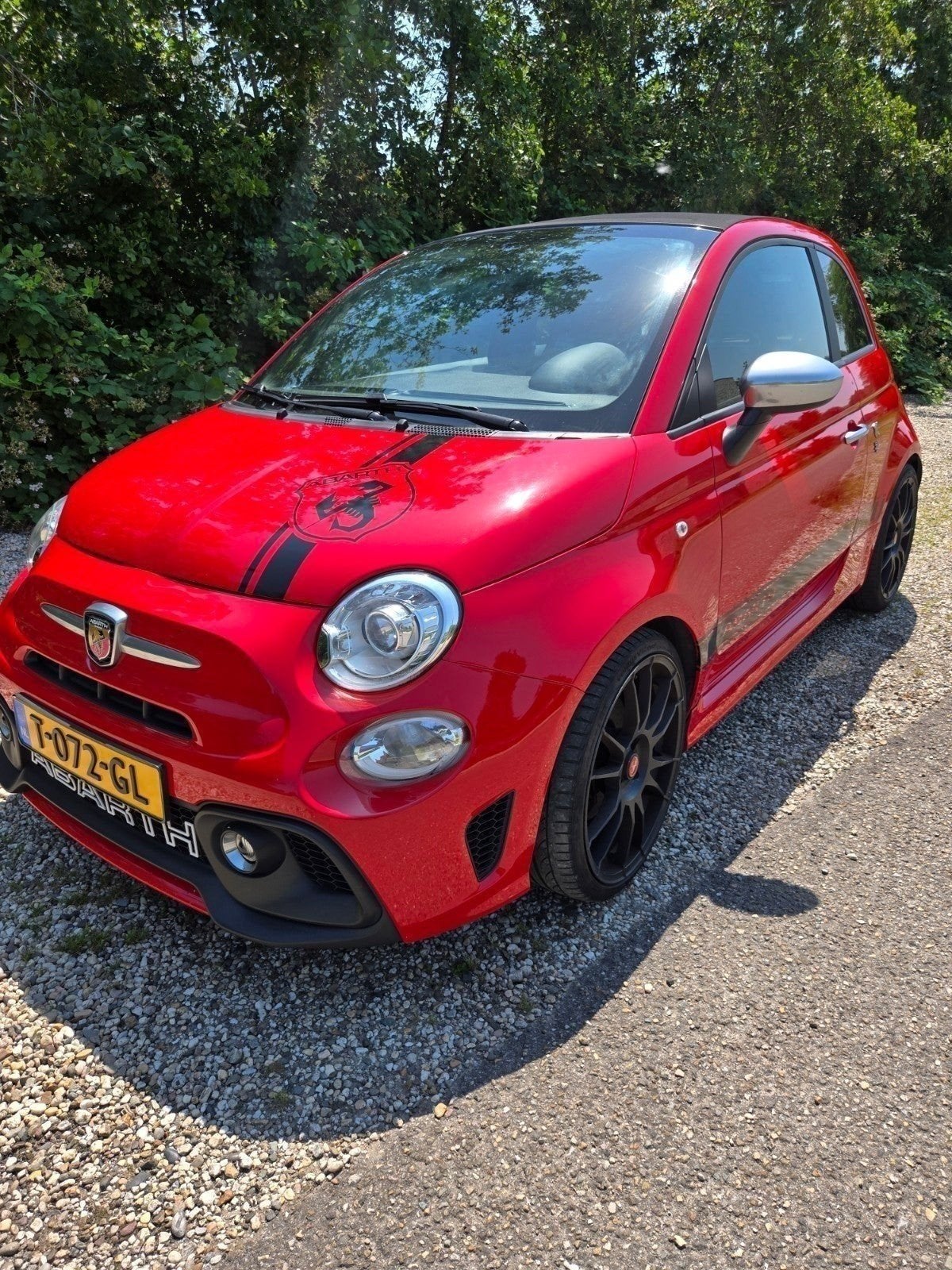 abarth 595 1.4 T-Jet 121KW Abarth 2017 Rosso Rood, Auto's, Fiat, Particulier, Benzine, F, Hatchback, Handgeschakeld, Geïmporteerd