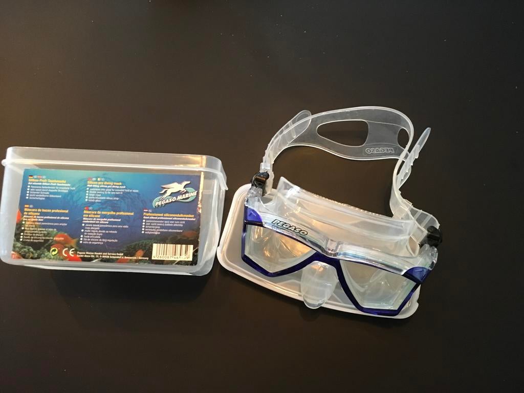 Professioneel Duikmasker - Pegaso Marine, Watersport en Boten, Duiken, Ophalen of Verzenden, Zo goed als nieuw, Duikbril of Snorkel