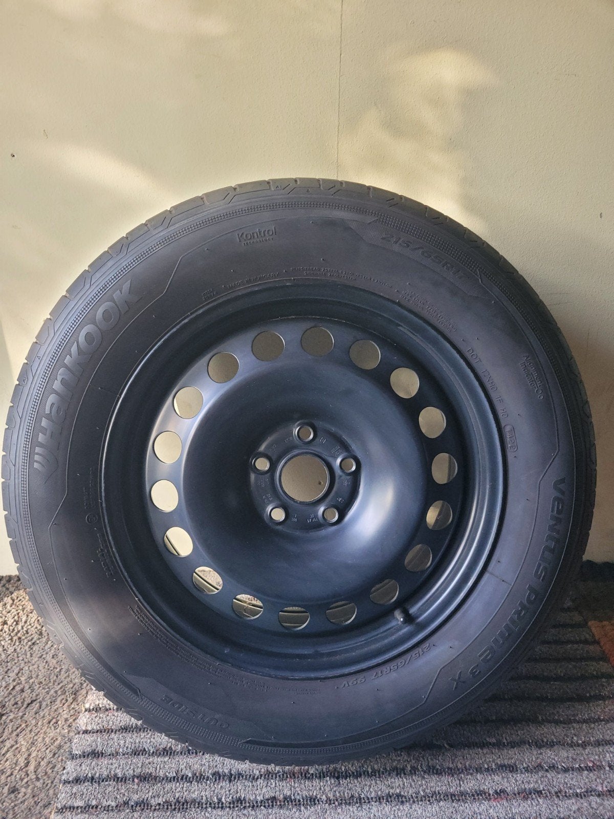 Wiel voor VW Tiguan en andere VAG modellen, Ophalen