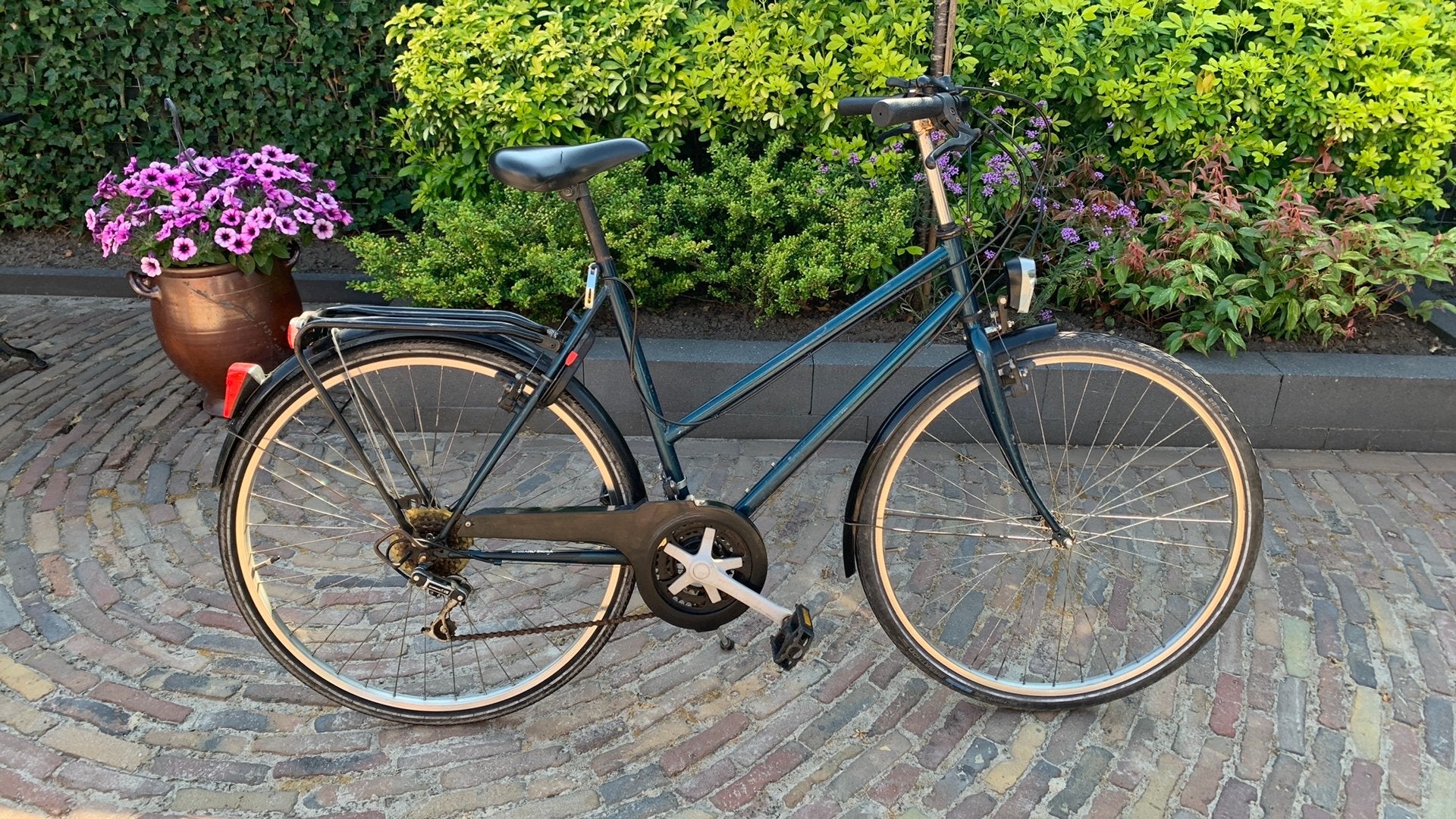 Damesfiets maat 52, Gebruikt, Velgrem, Versnellingen, 50 tot 53 cm