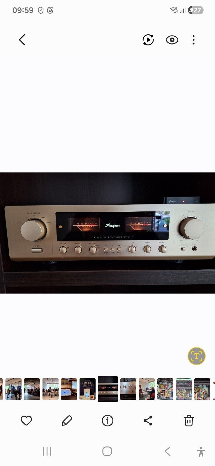 Accuphase E-213 Geïntegreerde Stereo Versterker, Zo goed als nieuw, 120 watt of meer, Stereo, Ophalen