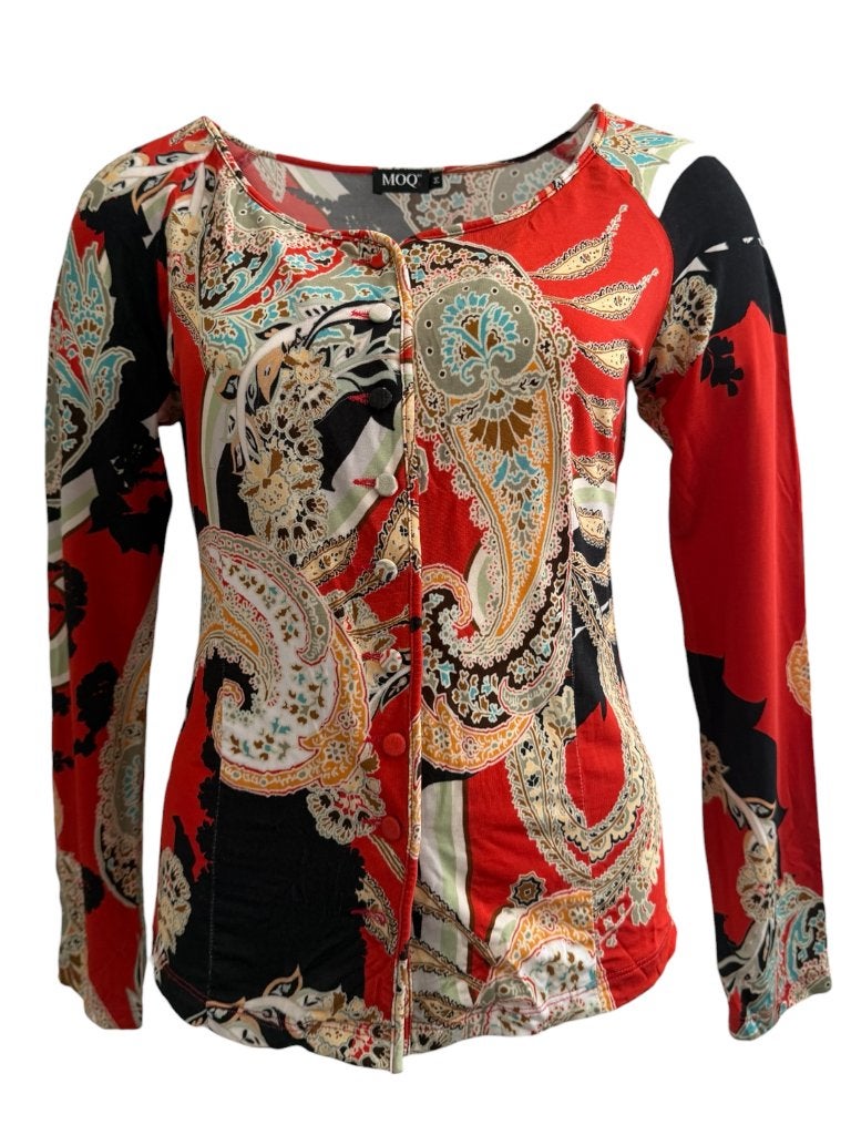Moq vest M, Kleding | Dames, Jasjes, Kostuums en Pakken, Zo goed als nieuw, Maat 38/40 (M), Rood, Ophalen of Verzenden