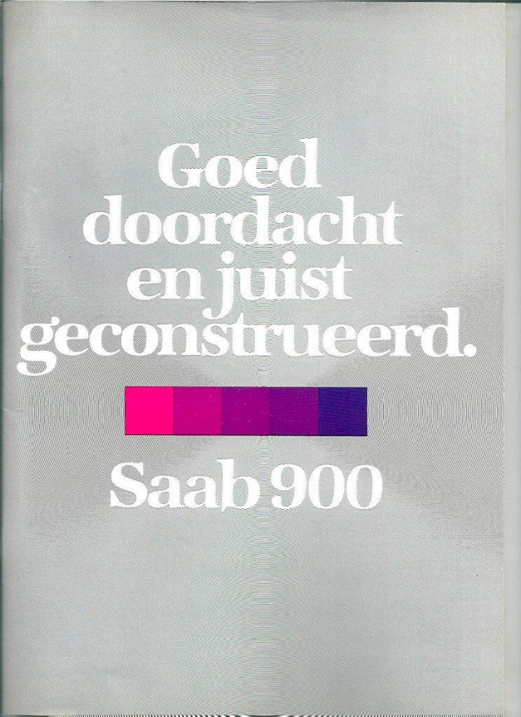 Brochure Saab 900 december 1979, Ophalen of Verzenden, Gelezen, Overige merken