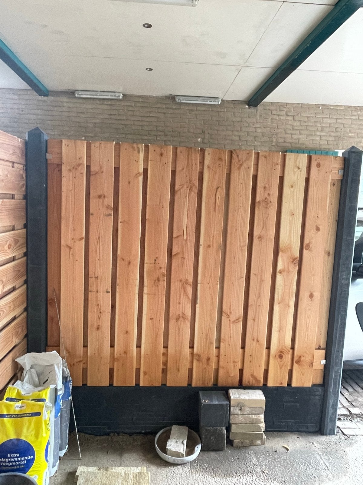 Betonnen schuttingpalen en onderplaat, Ophalen, Overige materialen, 1 tot 2 meter, Minder dan 3 meter