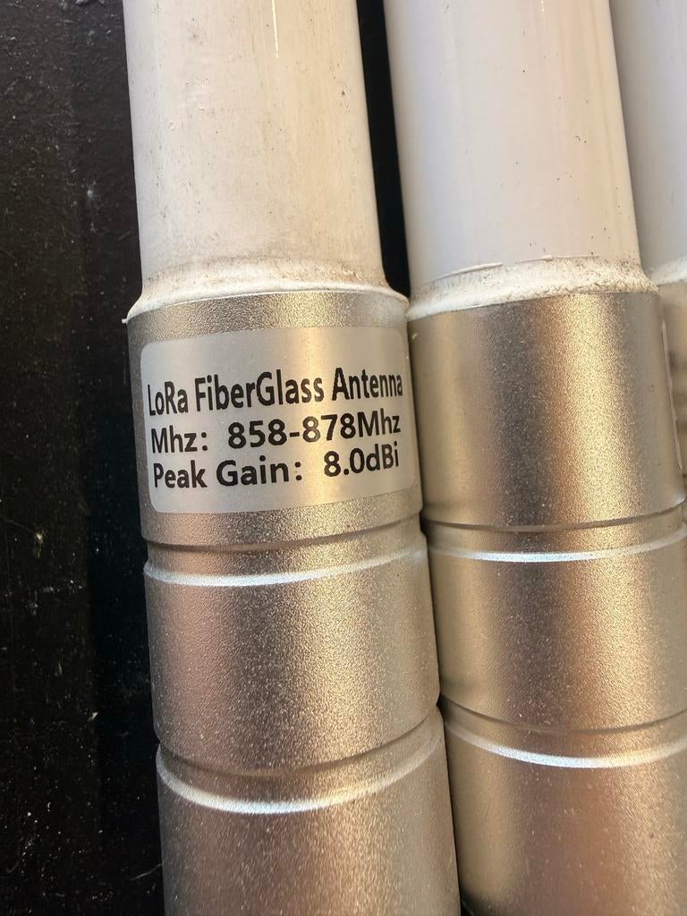 8x LoRa Fiberglass Antenne 858-878 MHz | 8 dBi | NIEUW/ZGAN, Ophalen of Verzenden, Zo goed als nieuw, Antenne