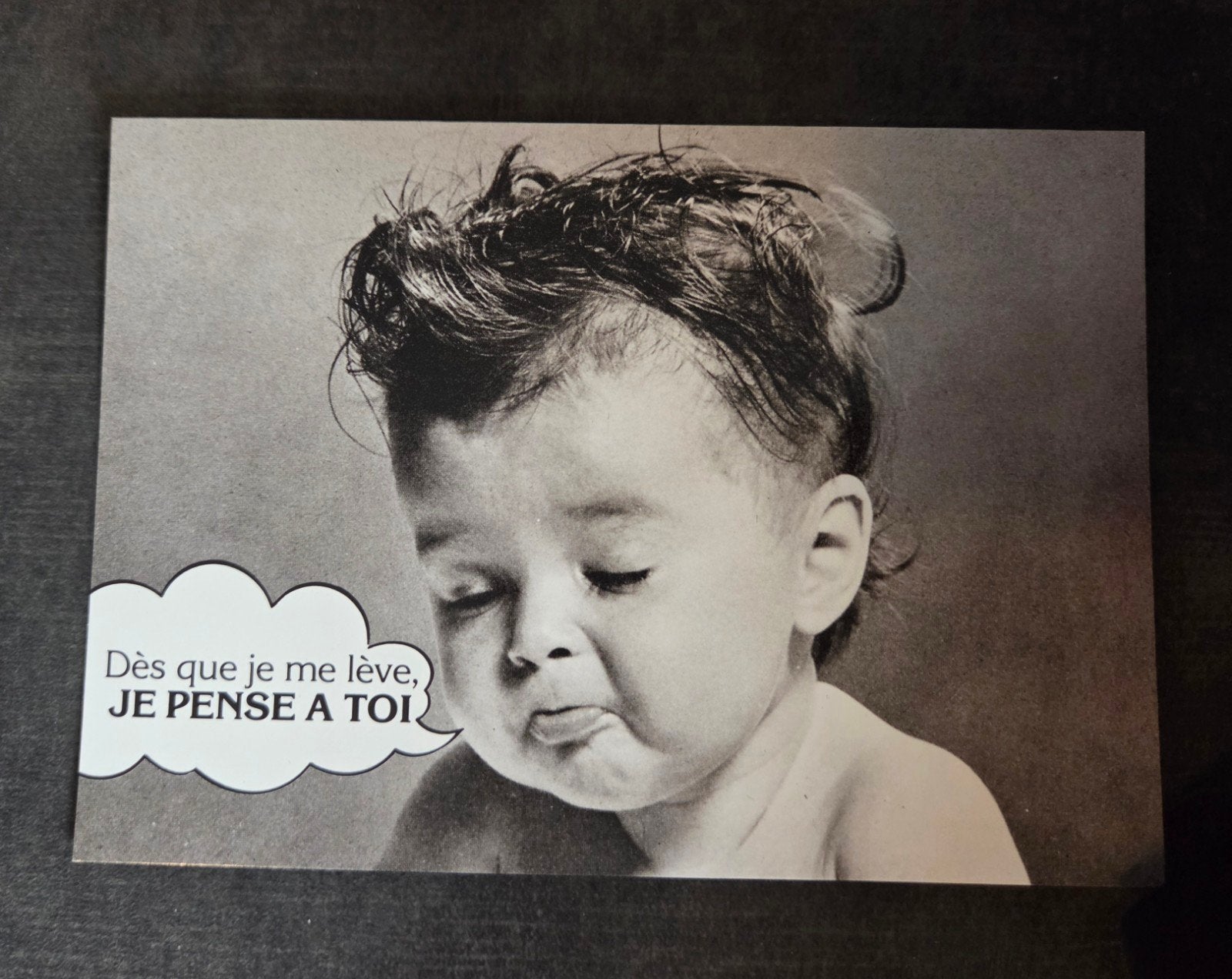 Baby 'Dès que je me lève, je pense à toi', Verzenden, 1980 tot heden, Ongelopen, Kinderen