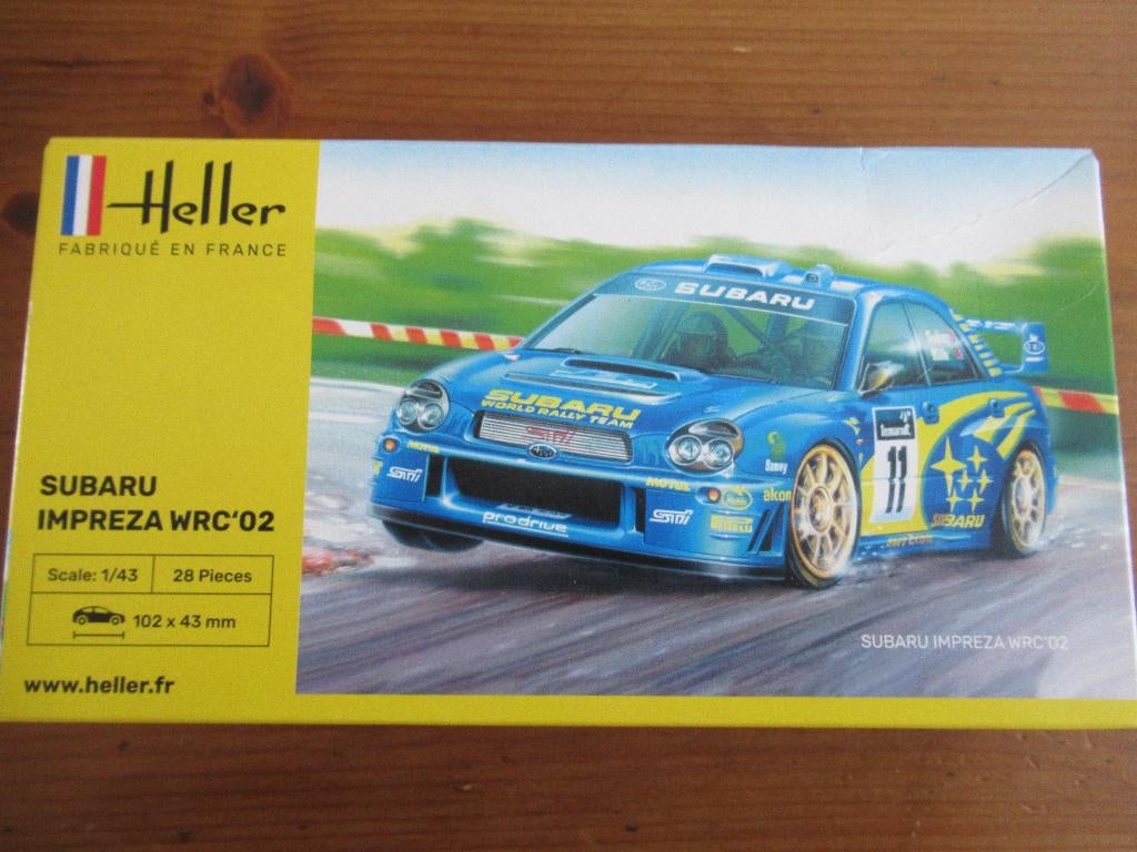 Subaru Impreza WRC'02 (Heller 1/43), Auto, 1:32 tot 1:50, Nieuw, Ophalen of Verzenden