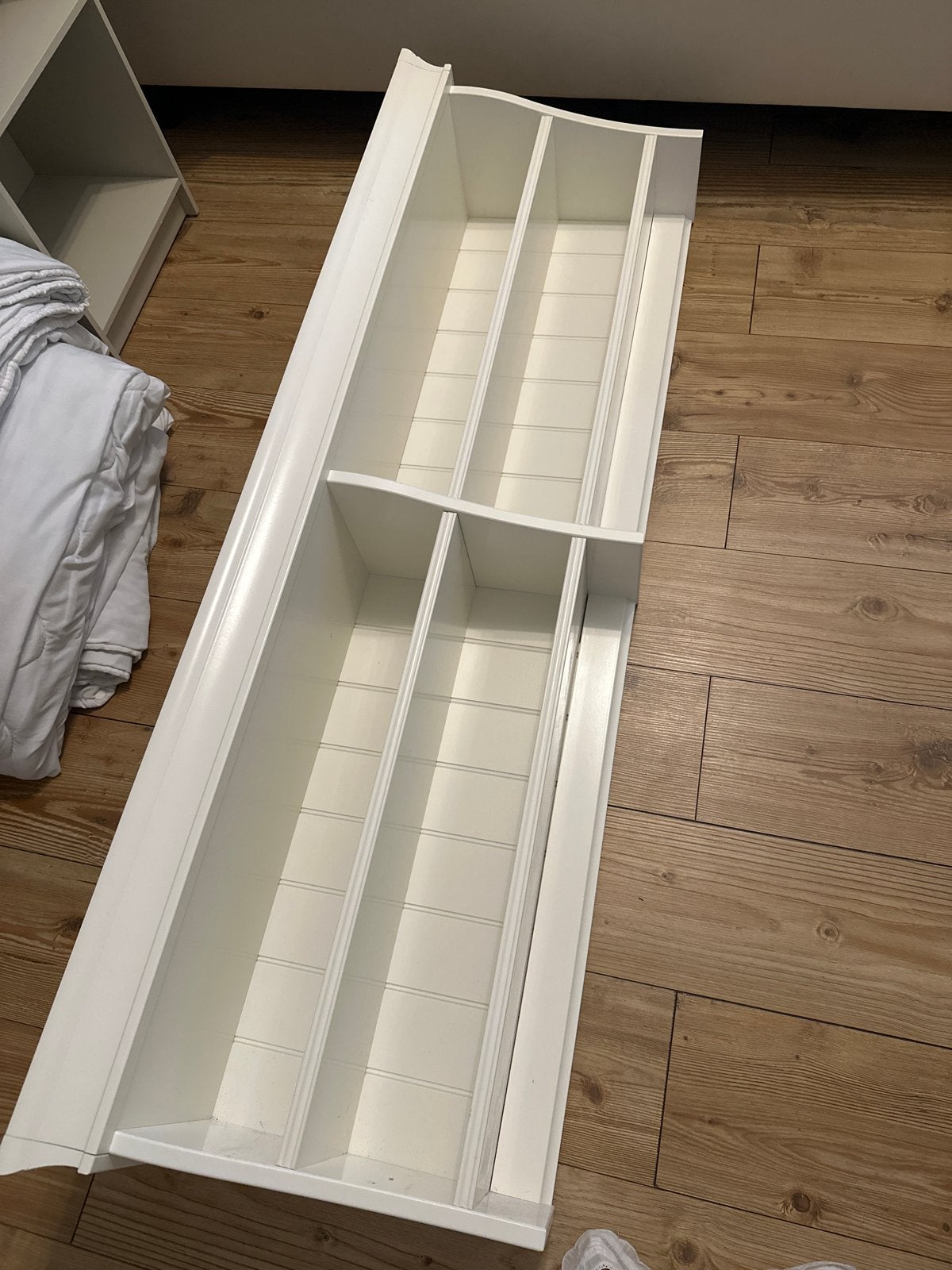 IKEA Wandrek Wit - 150x48x25/15 cm, Huis en Inrichting, Woonaccessoires | Wandplanken en Boekenplanken, Ophalen, Gebruikt