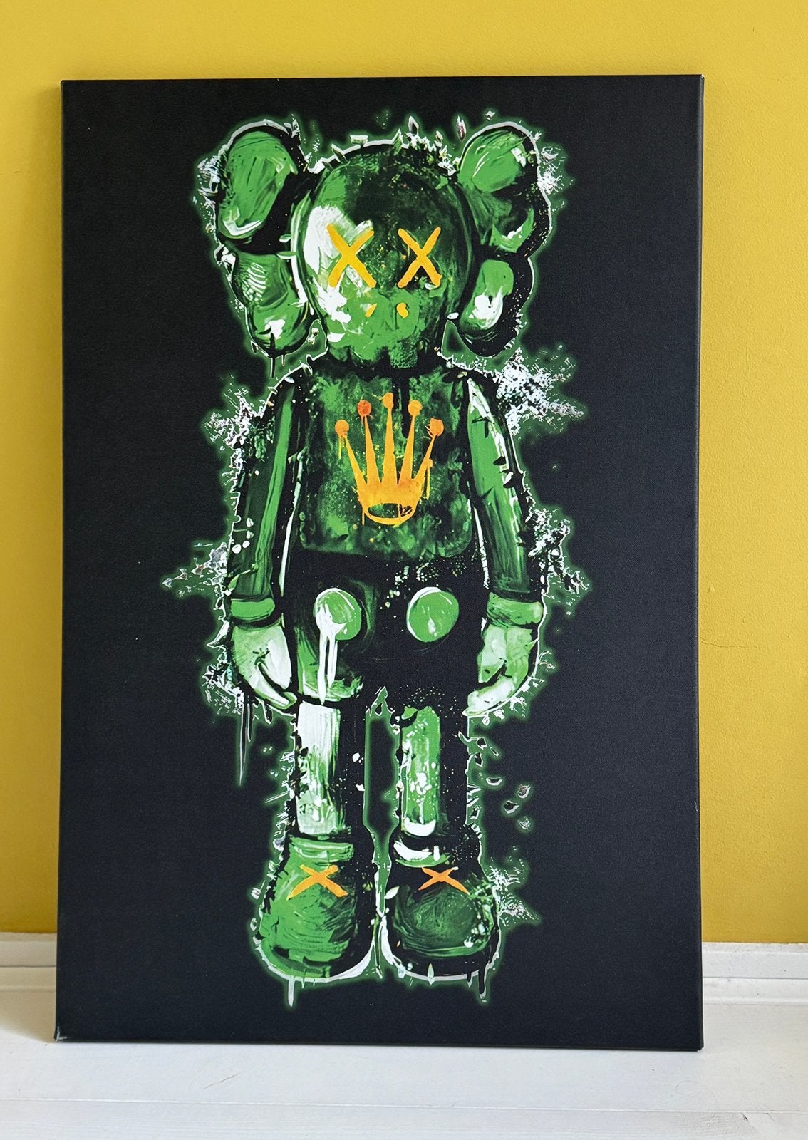 Hype Figure (groen), Antiek en Kunst, Kunst | Schilderijen | Modern, Ophalen of Verzenden