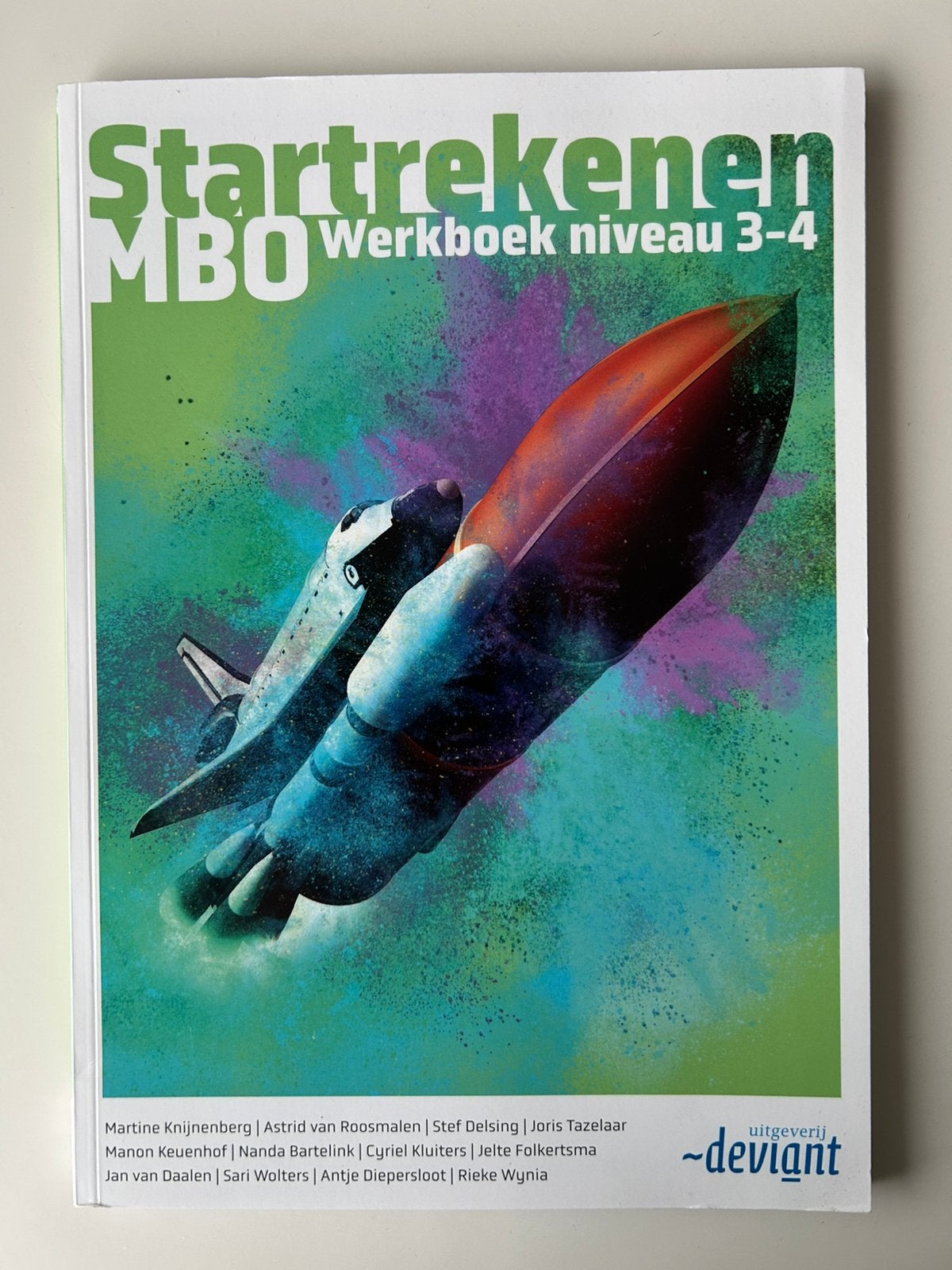 Startrekenen MBO werkboek niveau 3-4, Ophalen of Verzenden, Beta, Zo goed als nieuw, MBO