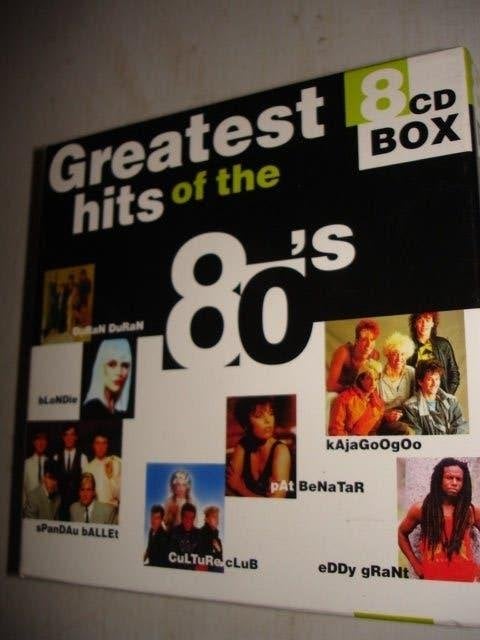 144 Greatest Hits of the 80's- Jaren 80 Hits- BOX- 8-CD- NEW, Cd's en Dvd's, Verzenden, Nieuw in verpakking, Pop