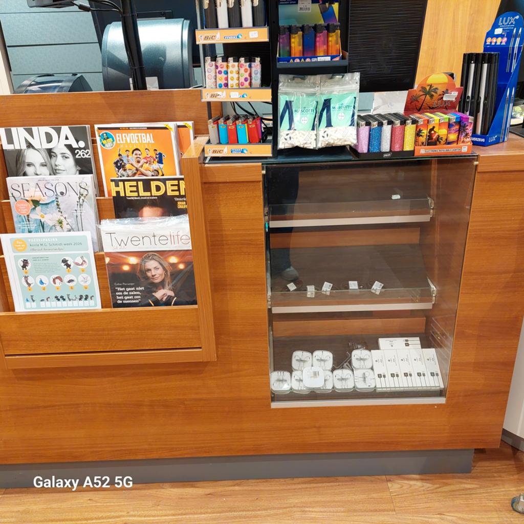 Prachtige mooie houten toonbank