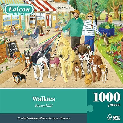 Falcon de Luxe - Walkies - 1000 stukjes, Ophalen of Verzenden, 500 t/m 1500 stukjes, Nieuw, Legpuzzel