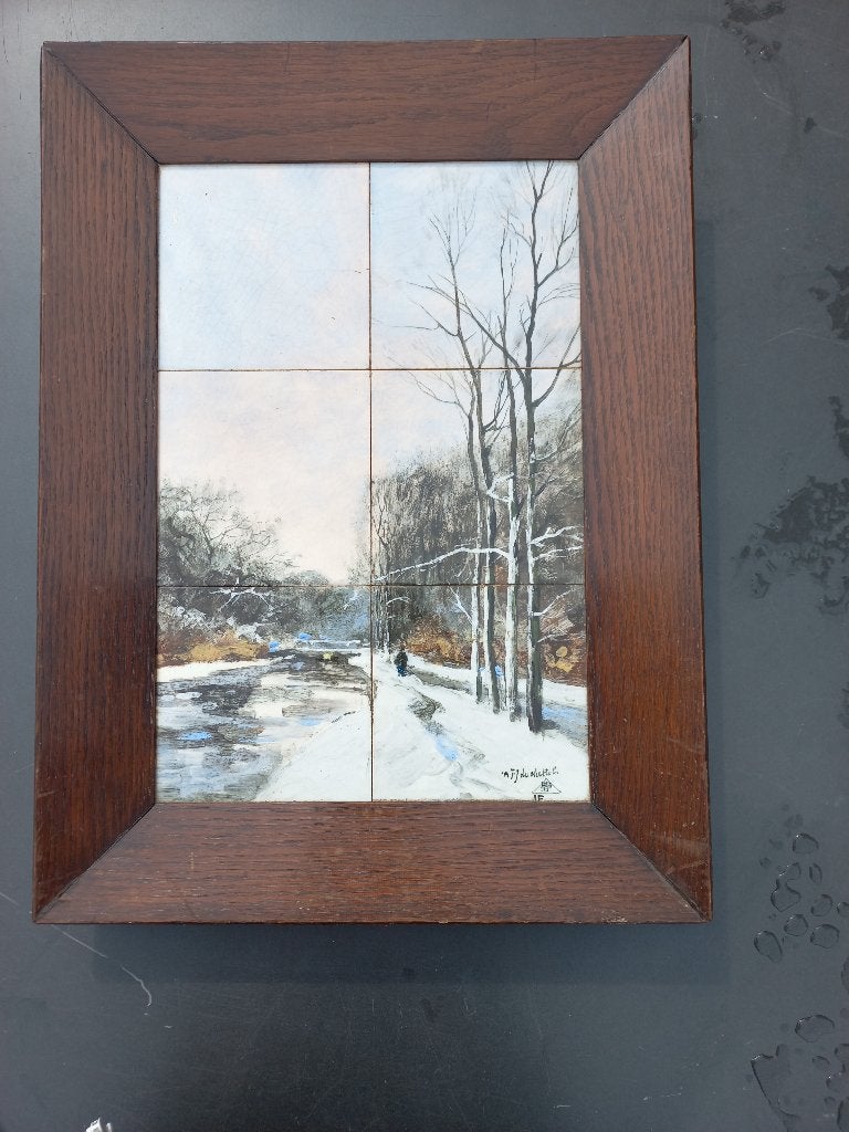Tegeltableau : PBD Du Chatel, Antiek en Kunst, Ophalen of Verzenden