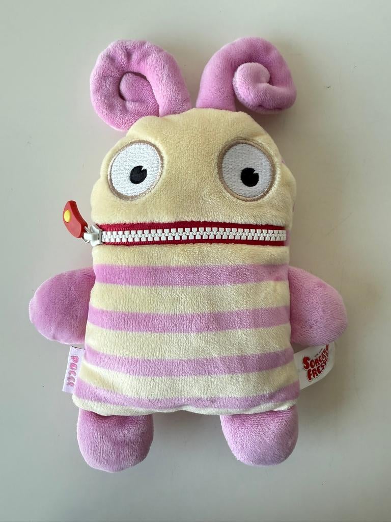 Knuffel zorgenvriendje Polli roze/wit / Sorgenfresser, Kinderen en Baby's, Speelgoed | Knuffels en Pluche, Ophalen of Verzenden