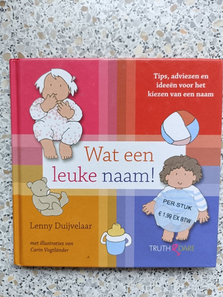 "Wat een leuke naam !", een Baby namen boekje., Zwangerschap en Bevalling, Ophalen of Verzenden, Zo goed als nieuw, Lenny Duijvelaar.